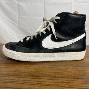 Nike Mens Blazer Mid '77 Vintage BQ6806-002 Black Lace-Up Sneaker Shoes Size 9.5